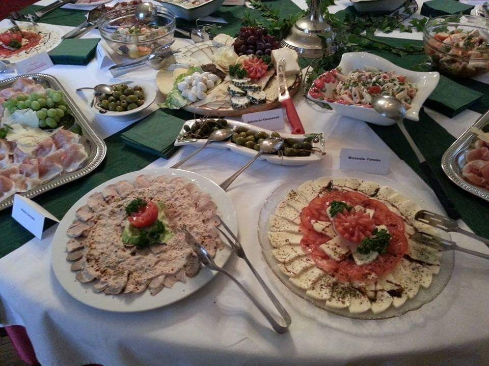 Exklusives mediterranes kaltes Buffet 