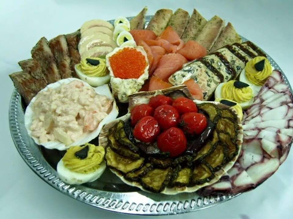 Exklusive Fisch Platte