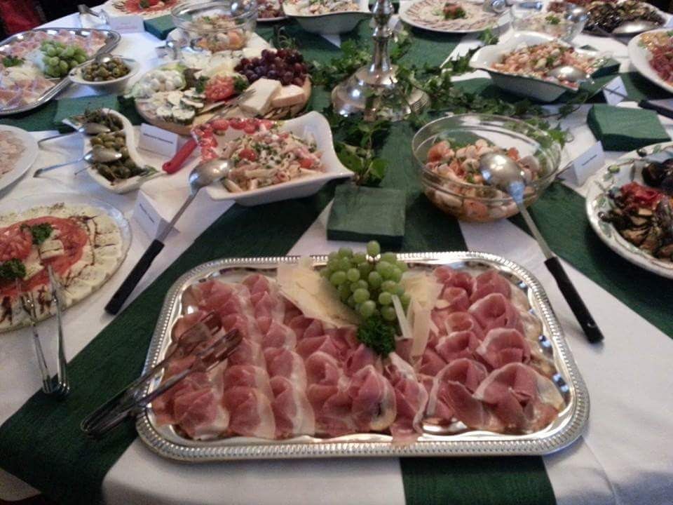 Exklusives mediterranes kaltes Buffet 