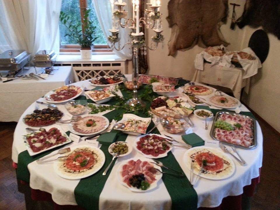 Exklusives mediterranes kaltes Buffet 