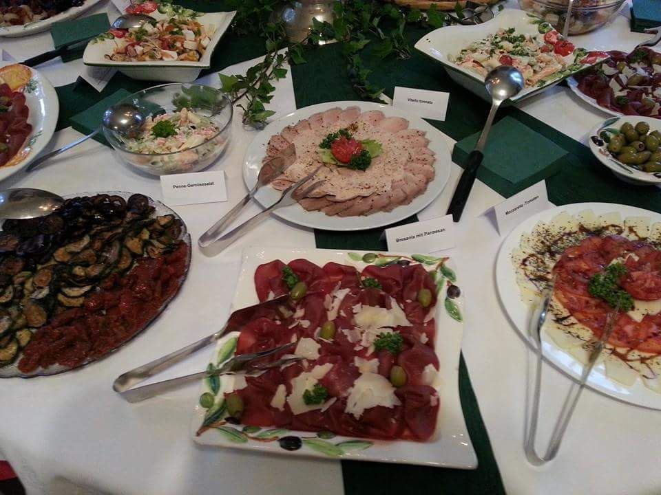 Exklusives mediterranes kaltes Buffet 