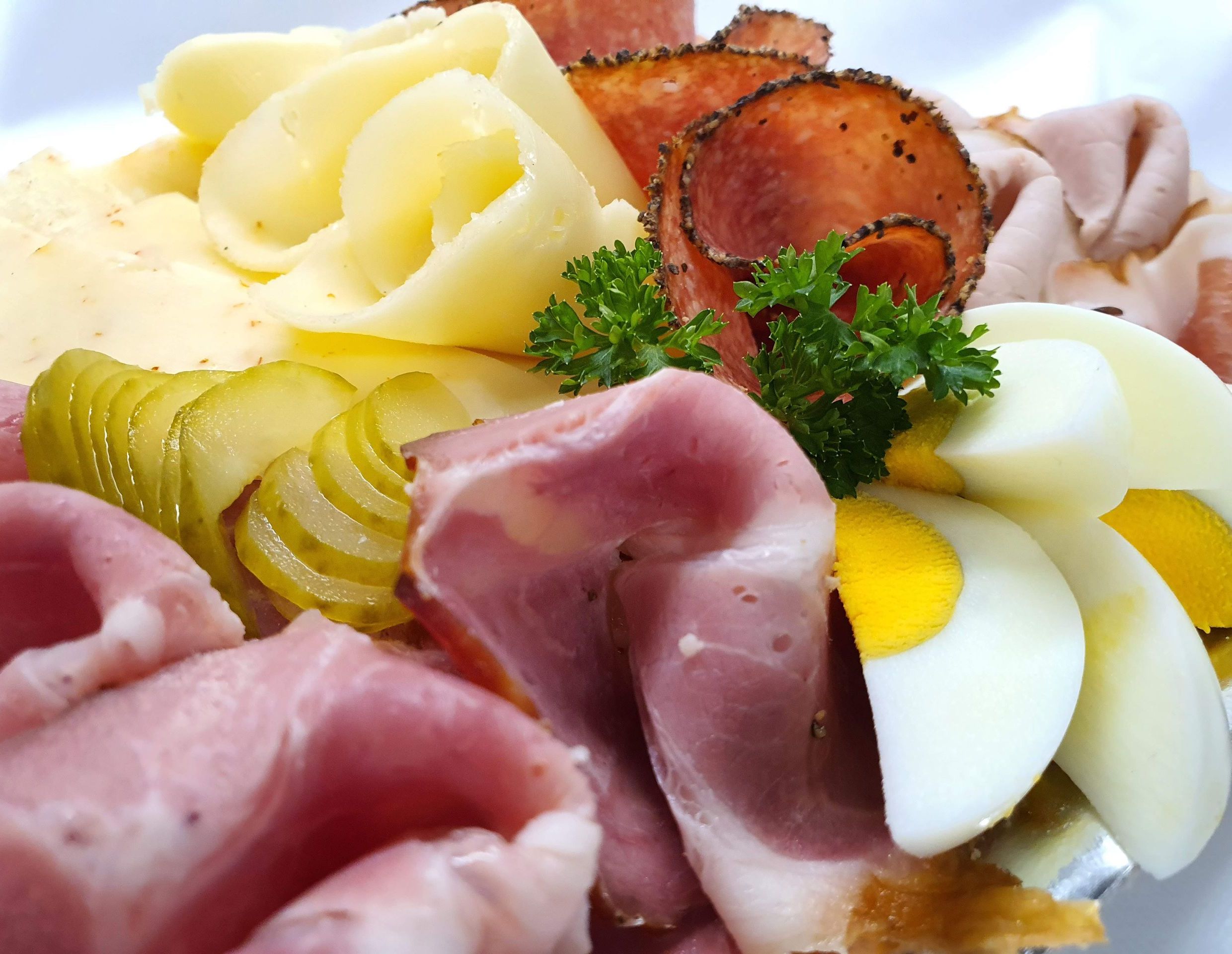 Detail Aufschnittplatte "Ohne Schnickschnack" für ein bis zwei Genießer 
